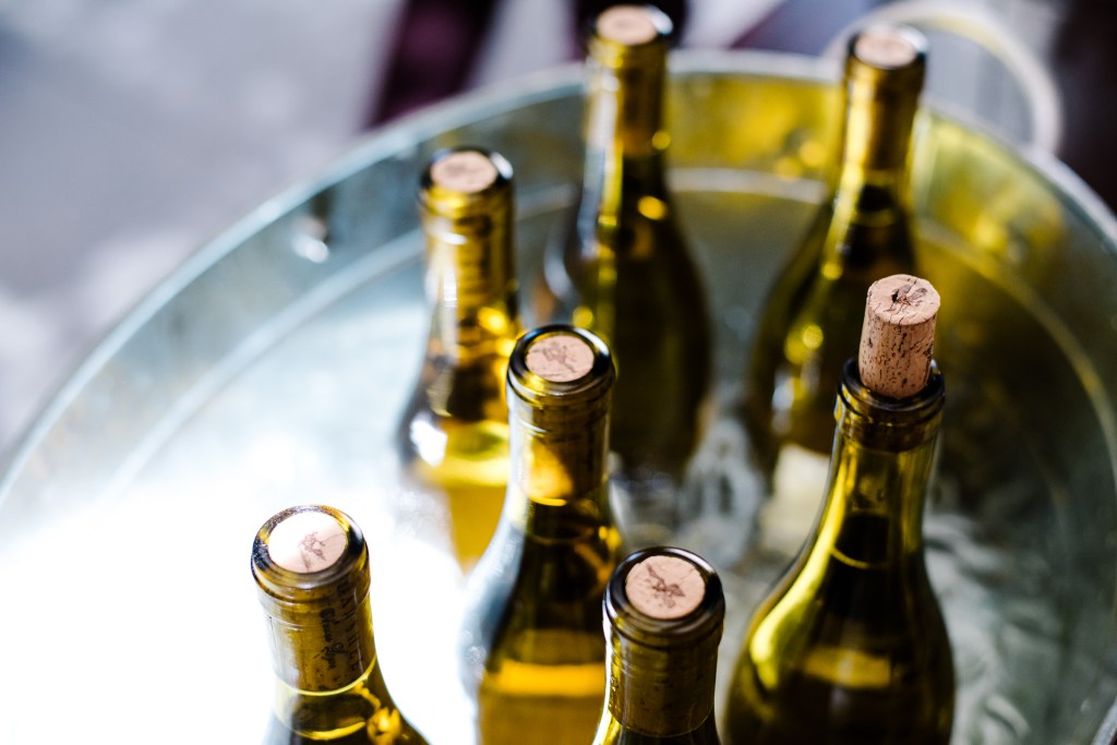 Bottles in Ice Bucket