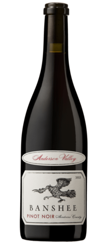 anderson valley pinot noir 2023 mendocino county bottle shot