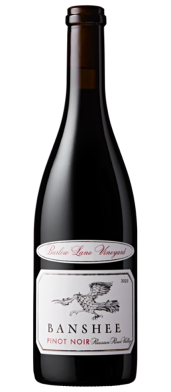 barlow lane pinot noir 2023 russian river valley bottle shot