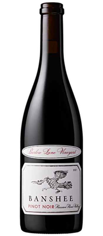 barlow lane vineyard pinot noir 2021 russian river valley bottle shot