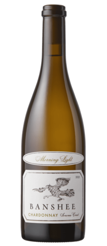 morning light chardonnay 2021 sonoma coast bottle shot