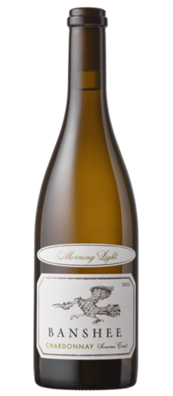 morning light chardonnay 2023 sonoma coast bottle shot