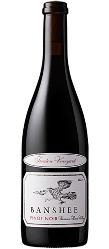 trenton vineyard pinot noir 2023 russian river valley bottle shot